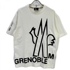 モンクレール 【GRENOBLE】23年製 ホワイト T-SHIRT MANICA CORTA ロゴプリントTシャツ 買取実績です。