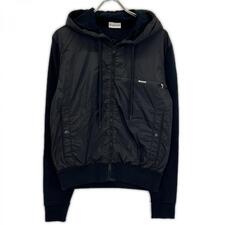 モンクレール 20年製 ブラック ナイロン×コットン TRICOT CARDIGAN ジップアップフーテッドジャケット 買取実績です。