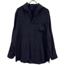 コモリ 23SS X01-02023 ネイビー リネン100 リネンツイル スキッパーシャツ 買取実績です。