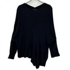 ワイズ YV-K37-583 18AW ブラック ウール100 アシンメトリー長袖ニット 買取実績です。