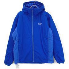 アークテリクス ブルー ATOM SV HOODY ナイロンジャケット