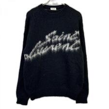 サンローラン 712176 Y75SQ ブラック ロゴ モヘアニットセーター 買取実績です。