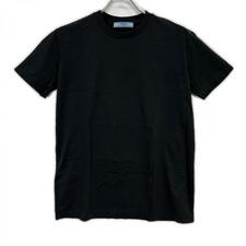 プラダ 19年製 135520 ブラック コットンTシャツ