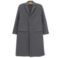 08サーカス 15AL-CO05 グレー ウール ステンカラーコート