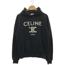 セリーヌ エディ期 2Y528450I ブラック コットン×カシミヤ ルーズスウェットフーディ 買取実績です。