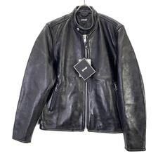 ショット ブラック 3111052 シープレザー 70'S シングル ライダースジャケット