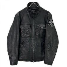アヴィレックス 783-5250012 ヴィンテージ加工 シープスキン スタンド ライダース ジャケット