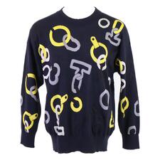 エルメス 4H2639DE ネイビー ウールシルク EFFET KALEIDOSCOPE/カレイドスコープ・エフェクト チェーンモチーフ クルーネック長袖ニット 買取実績です。