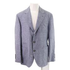 ブルネロクチネリ 21年 サックス MD4957BND リネンウールシルク 3B ジャケット 買取実績です。