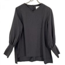フーフー FF231BL03 ブラック vneck easy long blouse ブラウス 買取実績です。