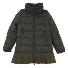 モンクレール 17年 VIBURNUM フリルショートダウンジャケット