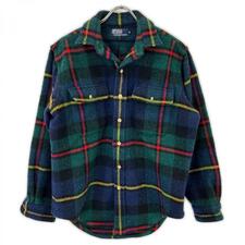 ラルフローレン グリーン系 ブロックチェック シャツジャケット 買取実績です。