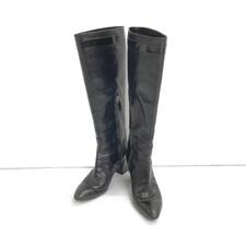 トッズ ブラック 金具 ロングブーツ 買取実績です。