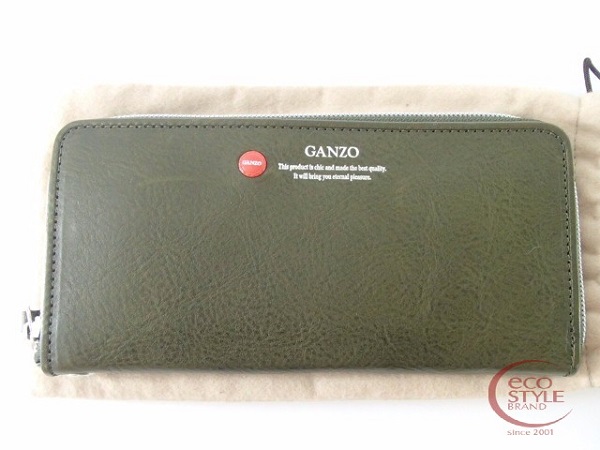 ガンゾ(ganzo)のGRラインのラウンドファスナー長財布を買取りました